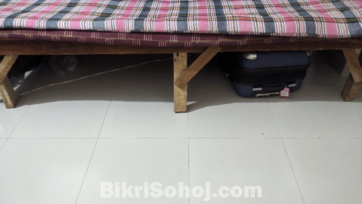 Bed Chouki চৌকি and 2 Tosok তোষক